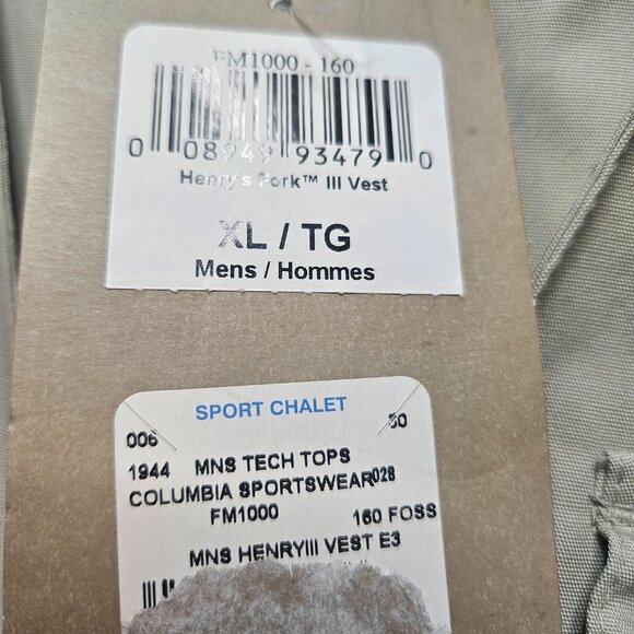 NWT Columbia Men's SZ XL Henry's Fork III Fishing Vest Utility Performance Fly - Picture 6 of 14